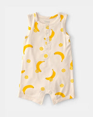 Baby Banana PurelySoft Romper - Yellow/Cream