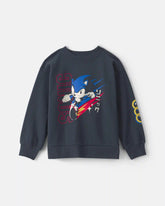 Boys Sonic The Hedgehogâ„¢ Pullover Sweatshirt - Navy Blue