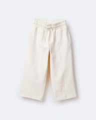 Toddler Girl Linda Wide Leg Pant - Cream