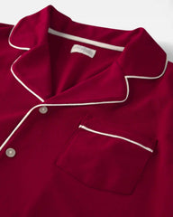 Adult 2-Piece Organic Cotton Coat Style Pajamas