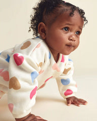 Baby Girl 3-Piece Heart 'I Love Daddy' Fleece Layering Set