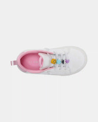 Toddler Girl Charm Casual Sneakers - White/Pink