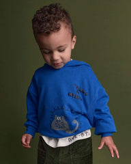 Toddler 'Talking To Myself' Phone Hoodie - Royal Blue
