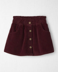 Toddler Girl Organic Cotton Corduroy Skirt