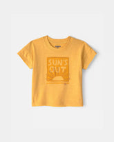 Baby 'Sun's Out' Graphic Tee - Yellow