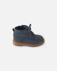 Toddler Boy Combat Boots - Navy