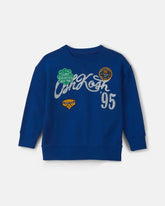 Boys 'OshKosh' Logo Pullover Sweatshirt - Navy Blue