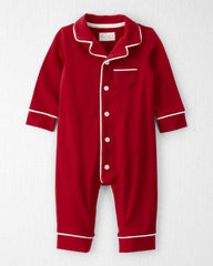 Baby Organic Cotton Coat Style Pajamas