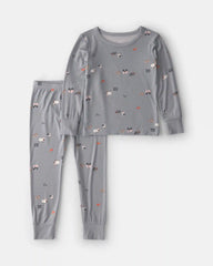 Toddler 2-Piece Halloween PurelySoft™ Snug Fit Pajama Set - Grey