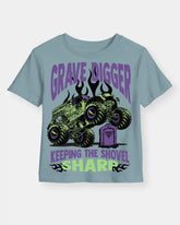 Boys Monster Jamâ„¢ Grave Digger Short-Sleeve Graphic Tee - Blue