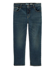 Kid Husky Fit Straight Jeans in Dark Rinse