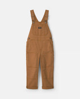 Boys Twill Overalls - Brown