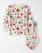 Baby Girl 2-Piece Organic Cotton Pajamas in Winter Wonderland