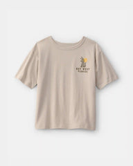 Boys Key West Graphic Tee - Beige