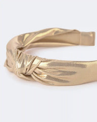 Toddler Girl Metallic Knotted Headband - Gold
