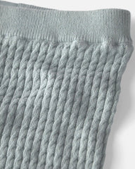Baby 2-Piece Organic Cotton Cable Sweater Knit Top & Pant Set