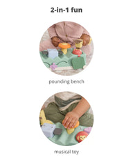 Geometric Wonders Musical Pounding Bench Baby Toy