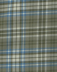 Boys Plaid Button-Down Shirt - Green