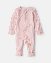 Baby Girl Flamingo PurelySoftâ„¢ 2-Way Zip Sleep & Play Pajamas - Pink