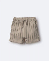 Toddler Boy Playground Shorts in Stripes - Khaki/Olive
