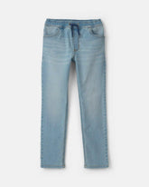 Boys Denim Tapered Jeans - Light Wash