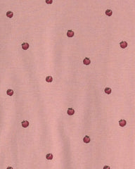 Girls 2-Piece Organic Cotton Pajamas in Apples