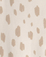 Toddler Girl Dots Pull-On Stretch Leggings - Cream