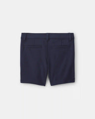 Toddler Girl 3-Pack Uniform Ponte Knit Shorts - Navy