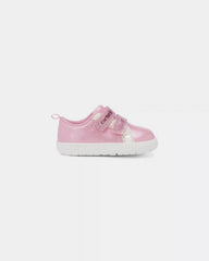 Baby Girl Every Step® First Walker Shimmer Sneakers - Pink