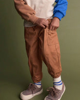 Toddler Front-Seam Joggers - Brown