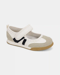 Toddler Girl Scalloped Flats - White