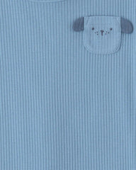 Baby Boy 2-Pack Dog Short-Sleeve Rompers - Blue