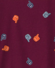 Boys Gameday Long-Sleeve T-Shirt - Burgundy