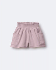 Toddler Girl Swing Shorts with Pockets - Rose