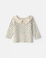 Baby Girl 3-Piece Floral Corduroy Long-Sleeve Dress Set - Pink/Cream