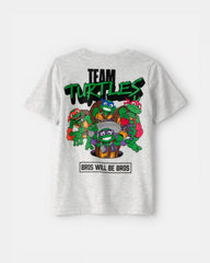 Boys Ninja Turtles Graphic Tee - Grey
