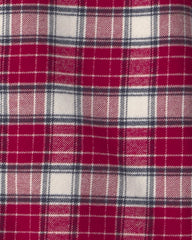 Toddler Boy Organic Cotton Flannel Button-Down Shirt