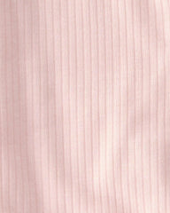 Baby Girl 2-Way Zip PurelySoft Sleep & Play Pajama - Light Pink