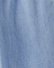 Toddler Boy Organic Cotton Chambray Pants