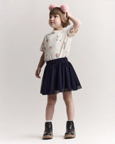 Toddler Girl Avenue Twirlâ„¢ Mini Skirt with Tulle - Navy