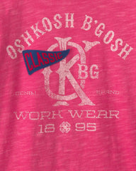 Boys 'Oshkosh B'Gosh Work Wear' Graphic Tee - Red