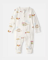 Baby Italy 2-Way Zip PurelySoftâ„¢ Sleep & Play Pajama - Cream