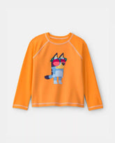 Toddler Boy Blueyâ„¢ Rashguard - Orange