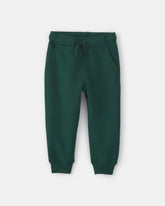 Toddler Boy Fleece Joggers - Dark Green