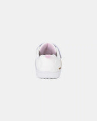 Baby Girl Every Step® First Walker Leopard Charm Sneakers - White