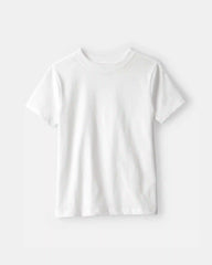 Kids Solid T-Shirt - White