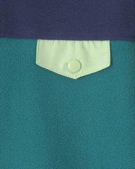 Baby Boy 2-Piece Color Block Fleece Pullover & Pant Set - Navy Blue/Green