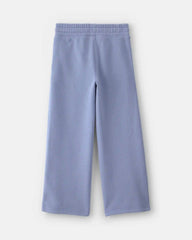 Girls Fleece Wide-Leg Active Pants - Blue