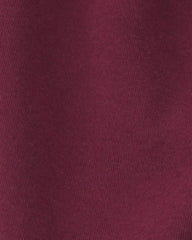 Baby Boy Fleece Pants - Burgundy