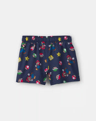 Toddler Boy Nintendo Super Mario Swim Trunks - Navy